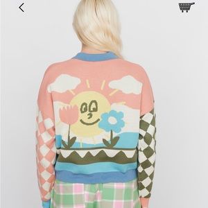 BNWT Lazy Oaf You Are My Sunshine cardigan, size M